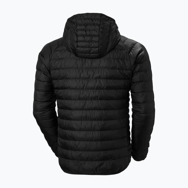 Férfi Helly Hansen Banff Hooded Insulator pehelypaplan kabát fekete 7