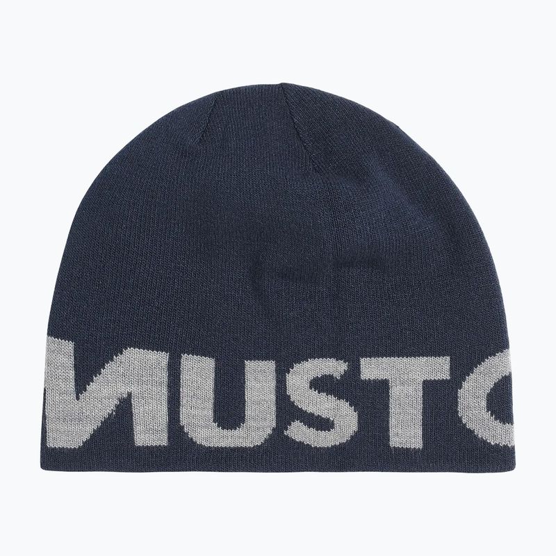 Sapka Musto Reversible Beanie grey melange/ navy 2