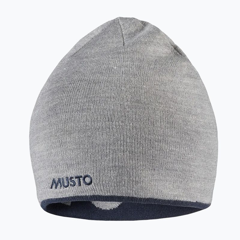 Sapka Musto Reversible Beanie grey melange/ navy 3