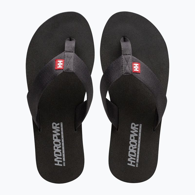 Férfi flip flopok Helly Hansen Seasand HP 2 black/ebony/light grey 13