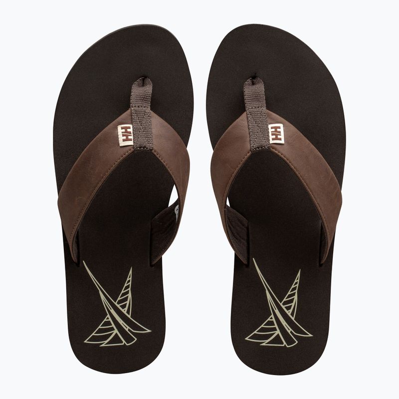 Férfi Helly Hansen Seasand 2 bőr szandál espresso / fallen rock / c 5