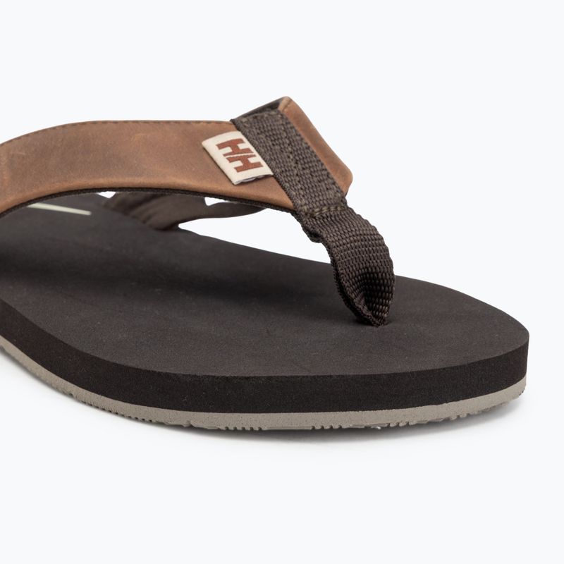 Férfi Helly Hansen Seasand 2 bőr szandál espresso / fallen rock / c 7