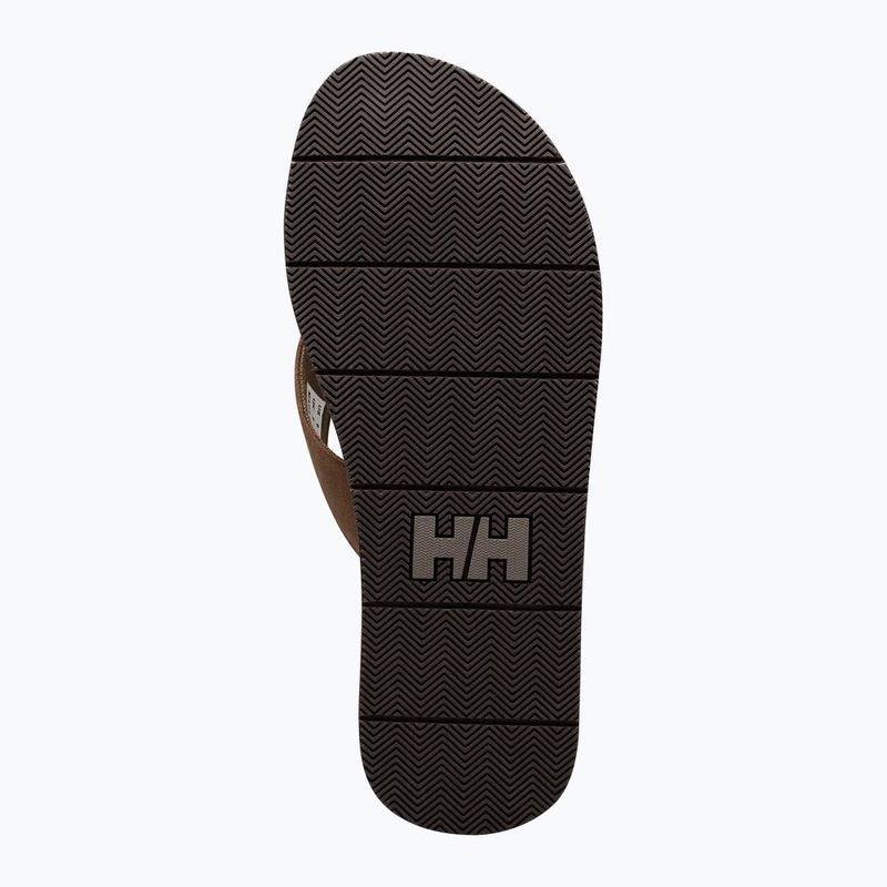 Férfi flop-flop papucs Helly Hansen Seasand 2 Leather Sandals honey wheat 12