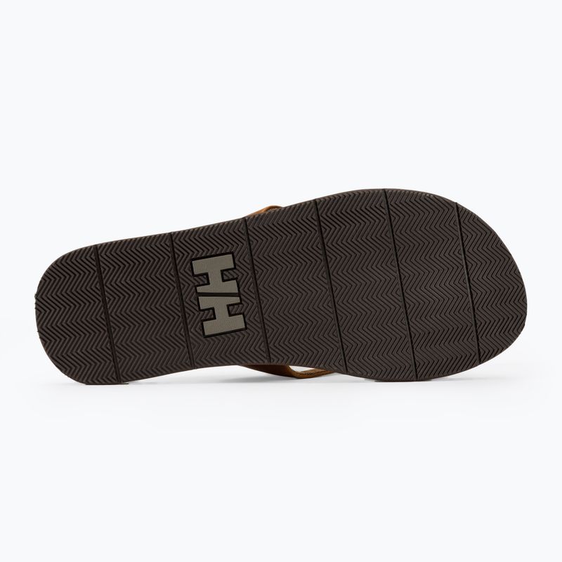 Férfi flop-flop papucs Helly Hansen Seasand 2 Leather Sandals honey wheat 4