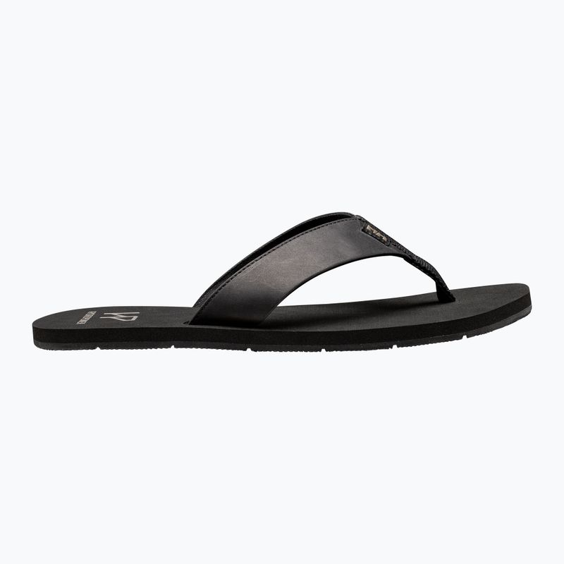 Férfi Helly Hansen Seasand 2 bőr szandál fekete / esett szikla flip flopok