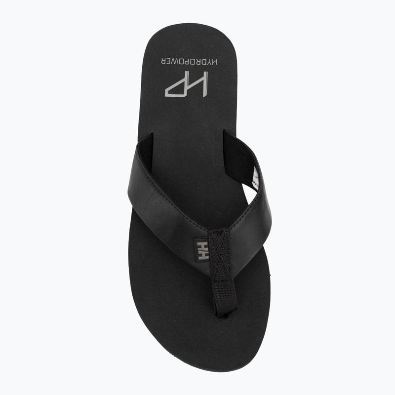 Férfi Helly Hansen Seasand 2 bőr szandál fekete / esett szikla flip flopok 5