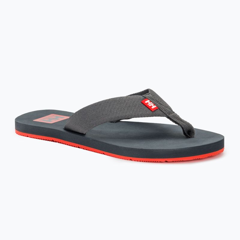 Férfi flop-flop papucs Helly Hansen Logo Sandals 2 ebony/cherry tomato