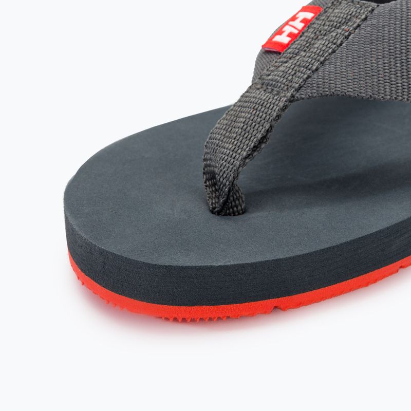 Férfi flop-flop papucs Helly Hansen Logo Sandals 2 ebony/cherry tomato 7