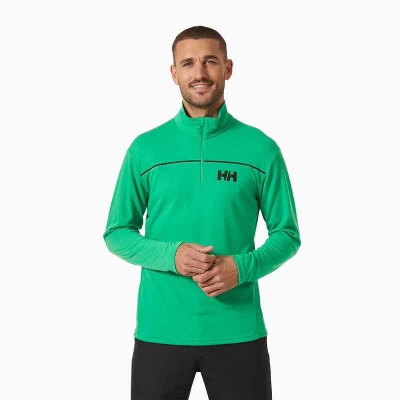 Férfi vitorlás pulóver Helly Hansen Hp 1/2 Zip Pullover bright green