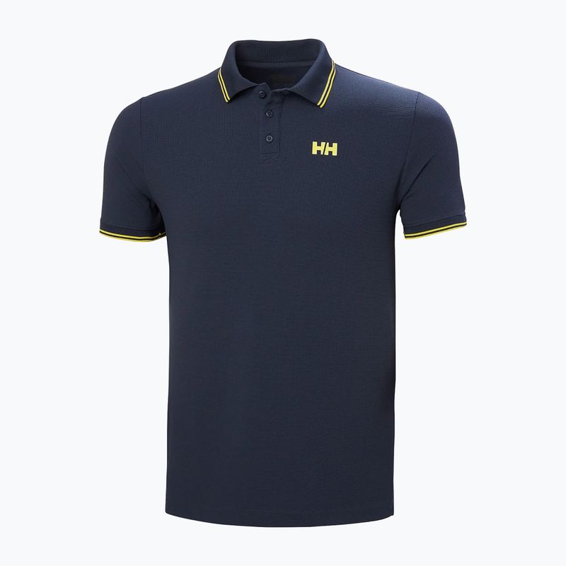 Férfi galléros póló Helly Hansen Kos Polo navy/gold rush 5