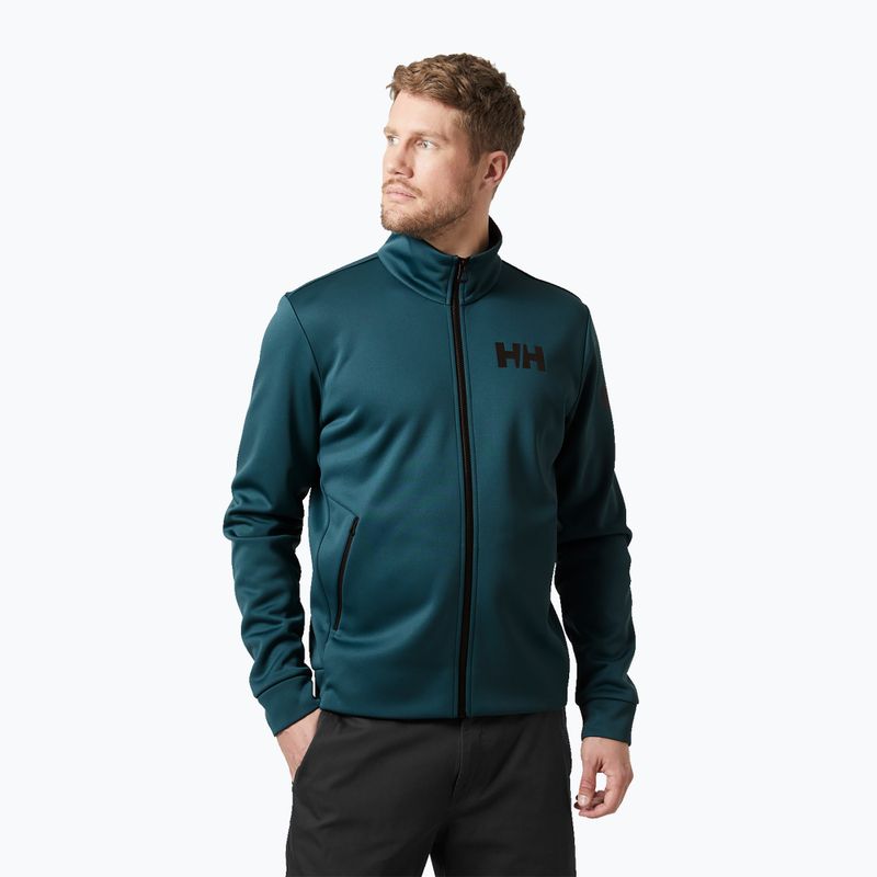 Férfi Helly Hansen HP Fleece 2.0 dark creek vitorlázó melegítőfelső