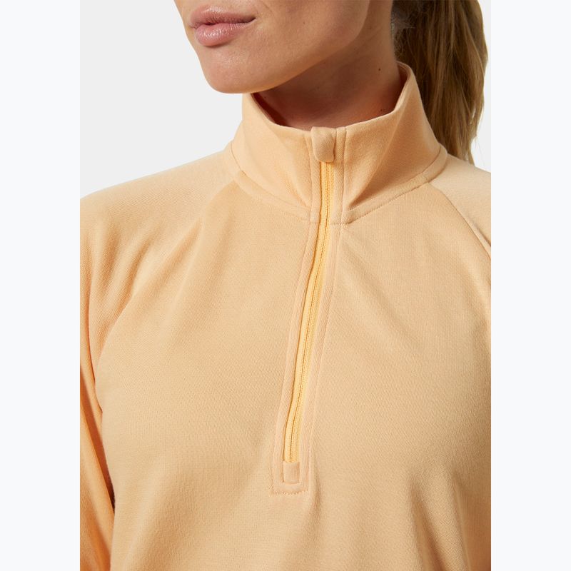 Helly Hansen női vitorlás pulóver Inshore 1/2 Zip miami peach 3