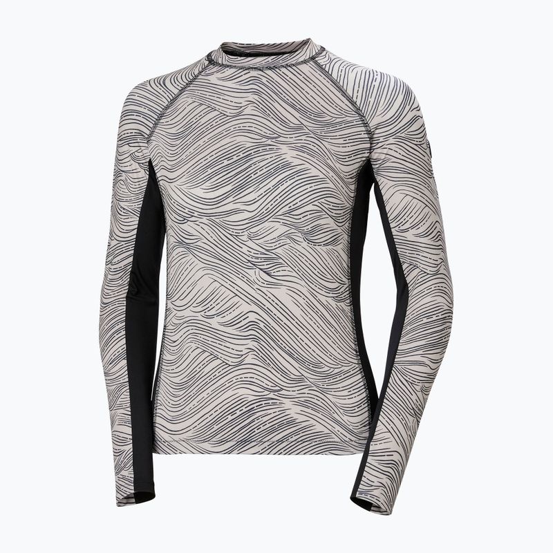 Női úszás hosszú ujjú Helly Hansen Waterwear Rashguard rózsaszín felhő hullám 6