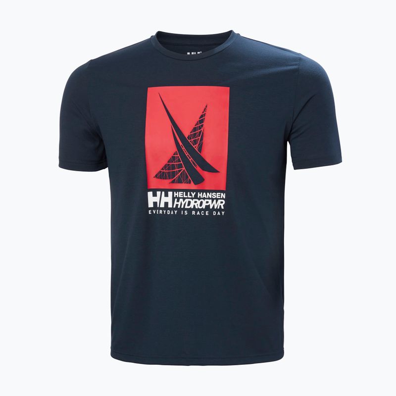 Férfi Helly Hansen HP Race T-shirt Graphic navy 5