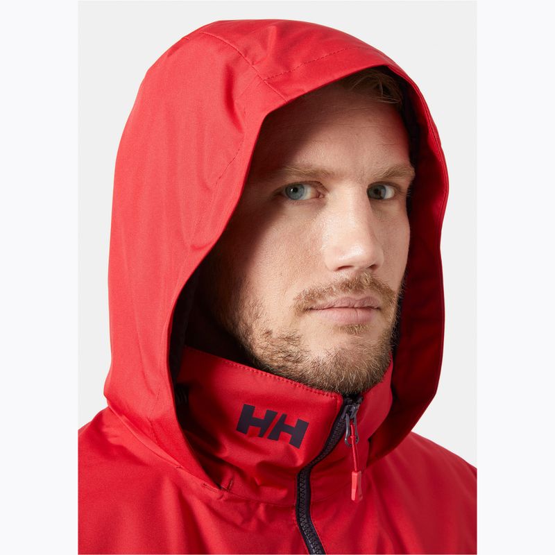 Férfi vitorlás dzseki Helly Hansen Crew Hooded Midlayer 2 piros 3