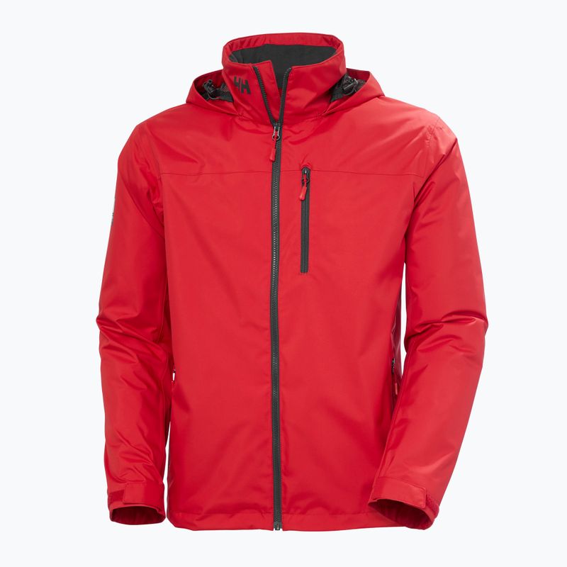 Férfi vitorlás dzseki Helly Hansen Crew Hooded Midlayer 2 piros 6