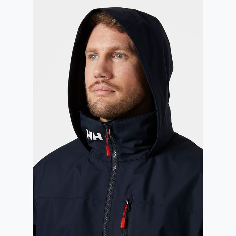 Férfi vitorlás dzseki Helly Hansen Crew Hooded Midlayer 2 navy 3