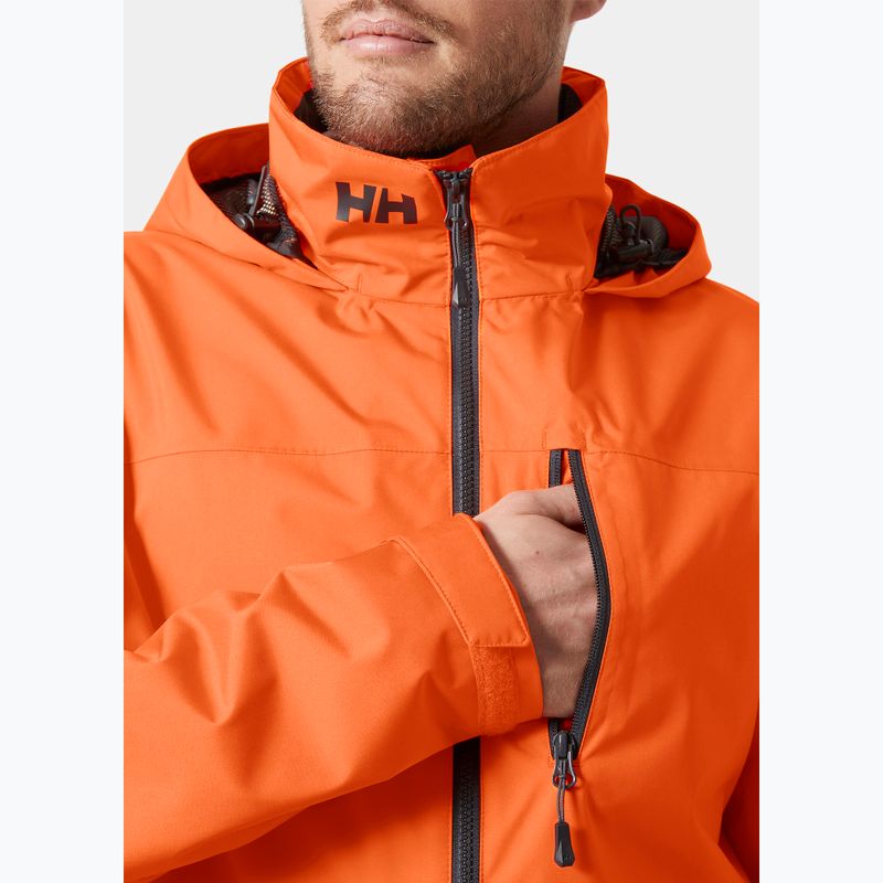 Férfi vitorlás kabát Helly Hansen Crew Hooded 2.0 flame 5