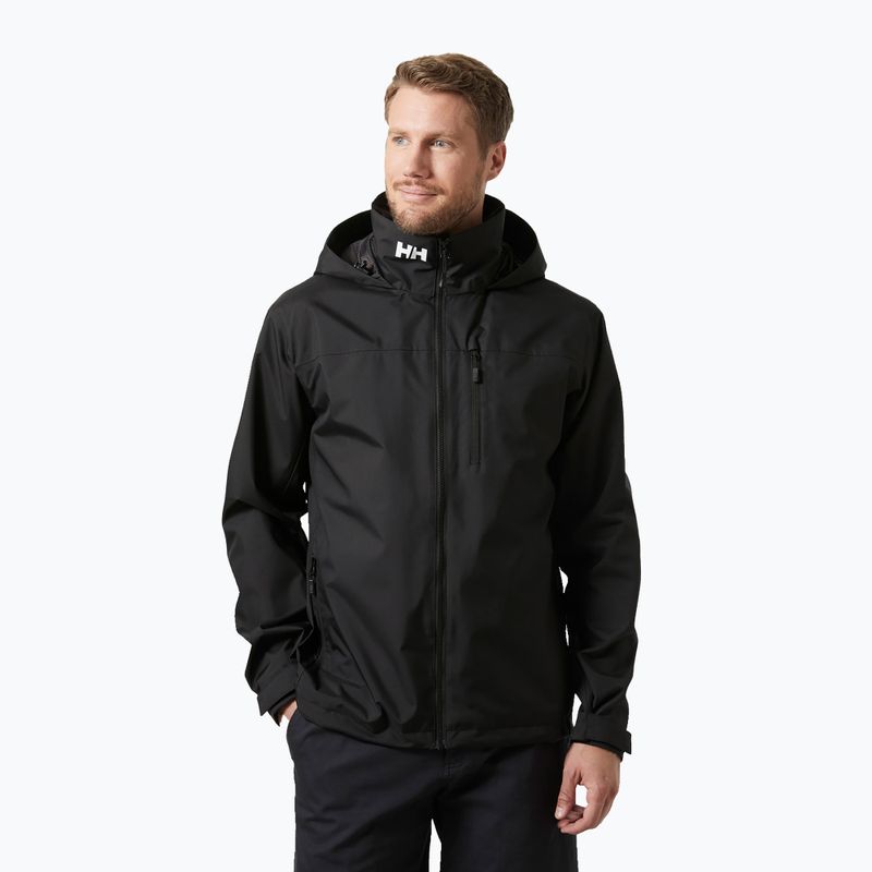 Férfi vitorlás kabát Helly Hansen Crew Hooded 2.0 black