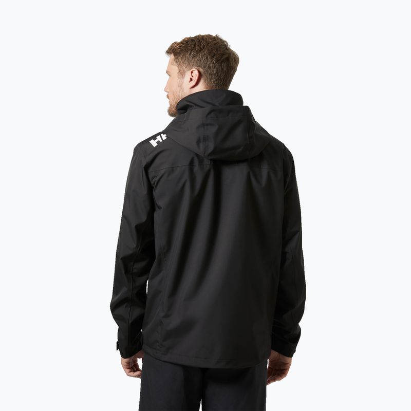 Férfi vitorlás kabát Helly Hansen Crew Hooded 2.0 black 2