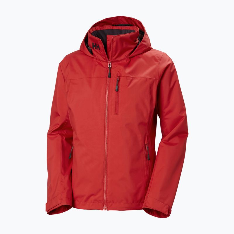 Női vitorláskabát Helly Hansen Crew Hooded Midlayer 2.0 red