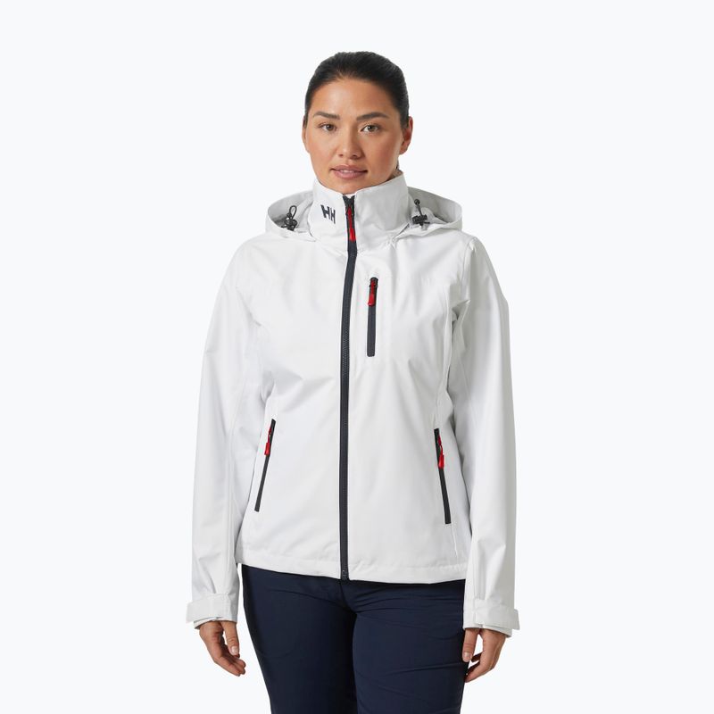 Női vitorlázó kabát Helly Hansen Crew Hooded 2.0 white