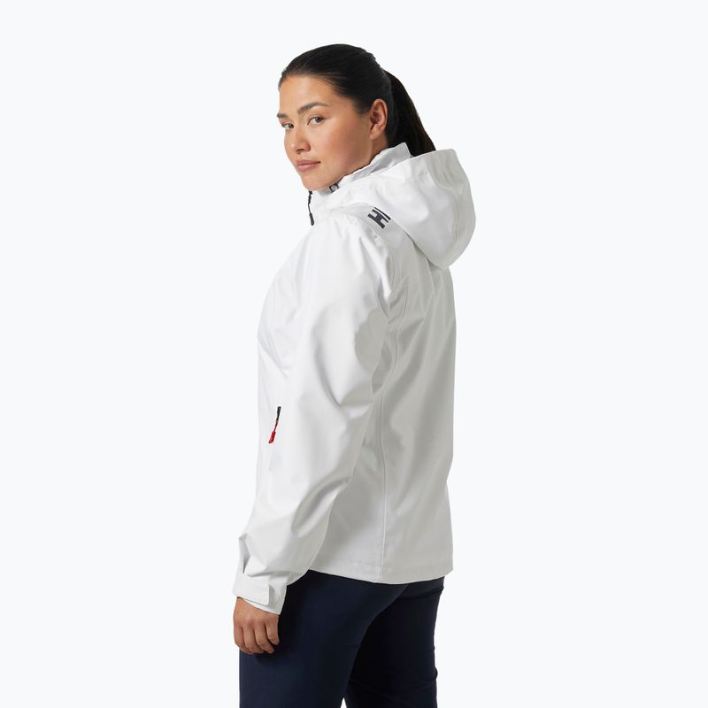 Női vitorlázó kabát Helly Hansen Crew Hooded 2.0 white 2