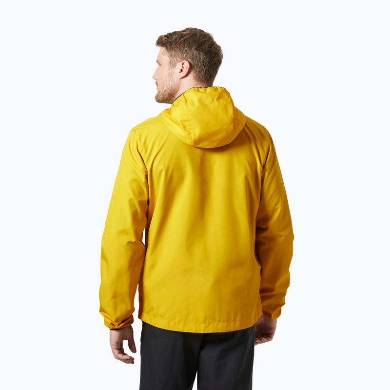 Férfi vitorlás kabát Helly Hansen Salt Striped Windbreaker gold rush 2
