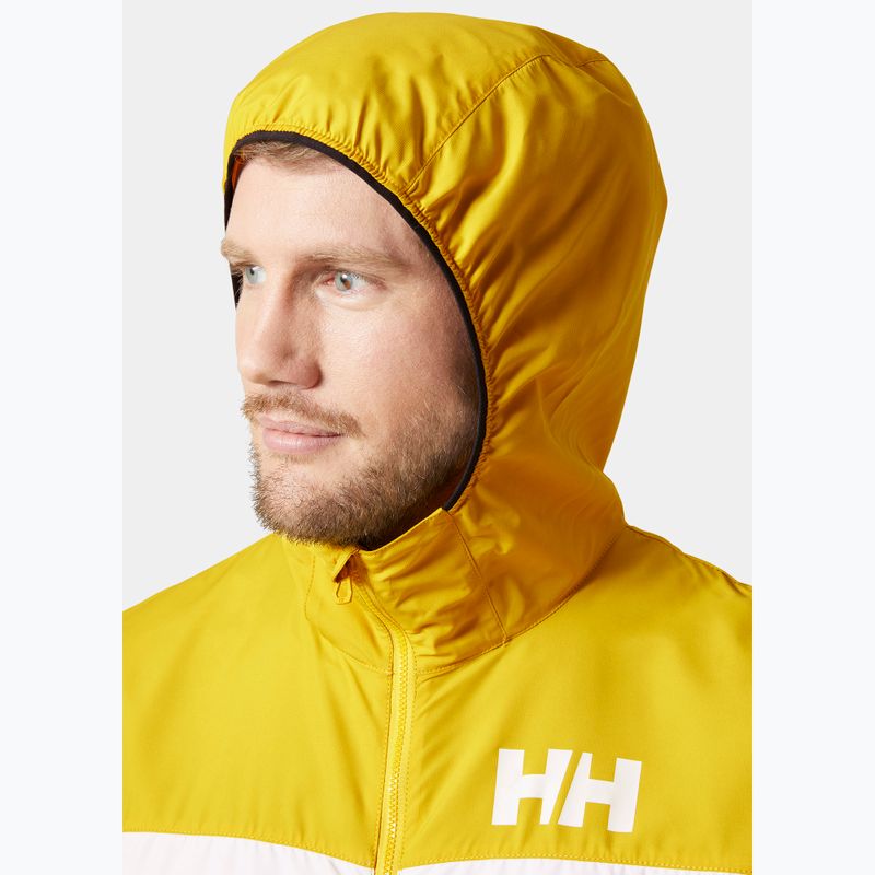 Férfi vitorlás kabát Helly Hansen Salt Striped Windbreaker gold rush 3