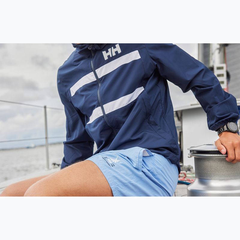 Férfi vitorlás kabát Helly Hansen Salt Striped Windbreaker navy 7
