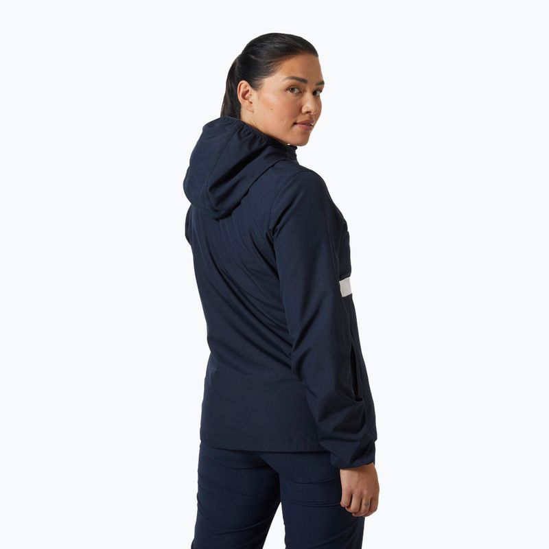 Női vitorlás dzseki Helly Hansen Salt Stripe Windbreaker navy 2