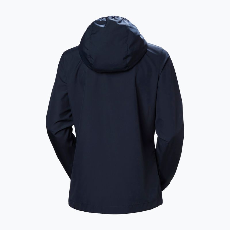 Női vitorlás dzseki Helly Hansen Salt Stripe Windbreaker navy 6