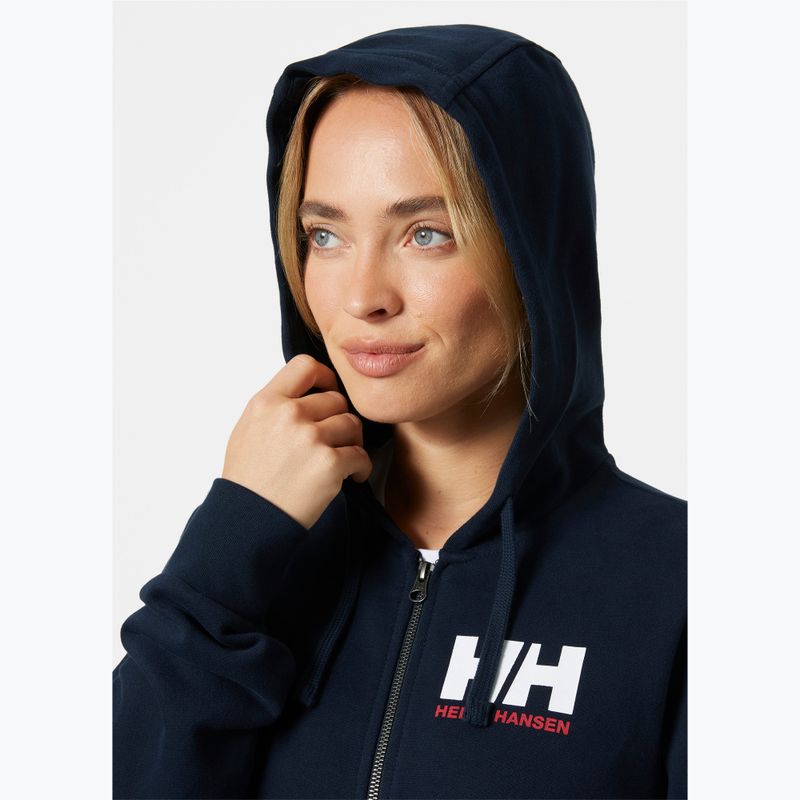 Női Helly Hansen HH Logo Full Zip Hoodie 2.0 navy 3