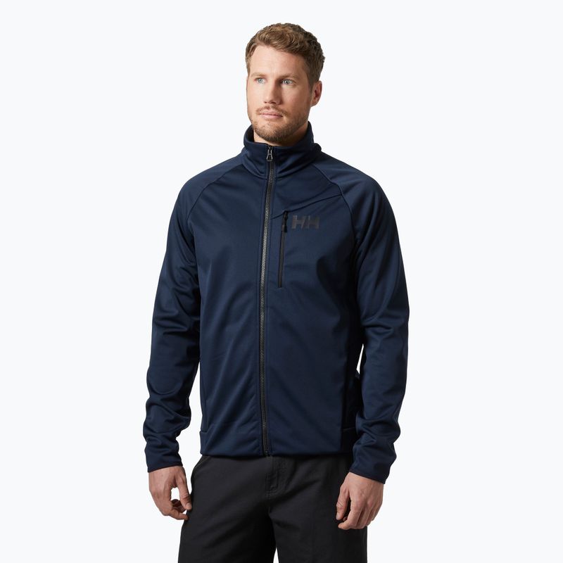 Férfi vitorlás pulóver Helly Hansen Hp Windproof Fleece 2.0 navy
