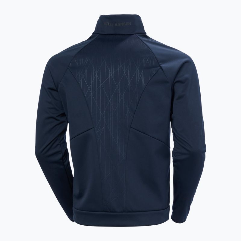 Férfi vitorlás pulóver Helly Hansen Hp Windproof Fleece 2.0 navy 7