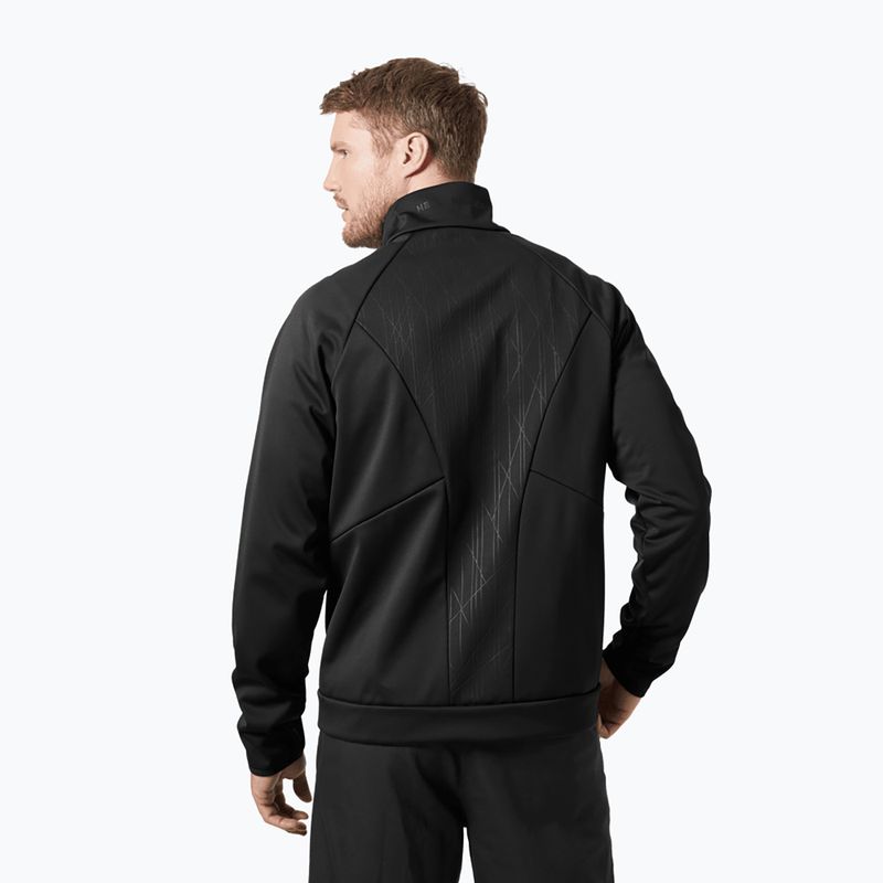 Férfi vitorlás pulóver Helly Hansen Hp Windproof Fleece 2.0 ebony 2