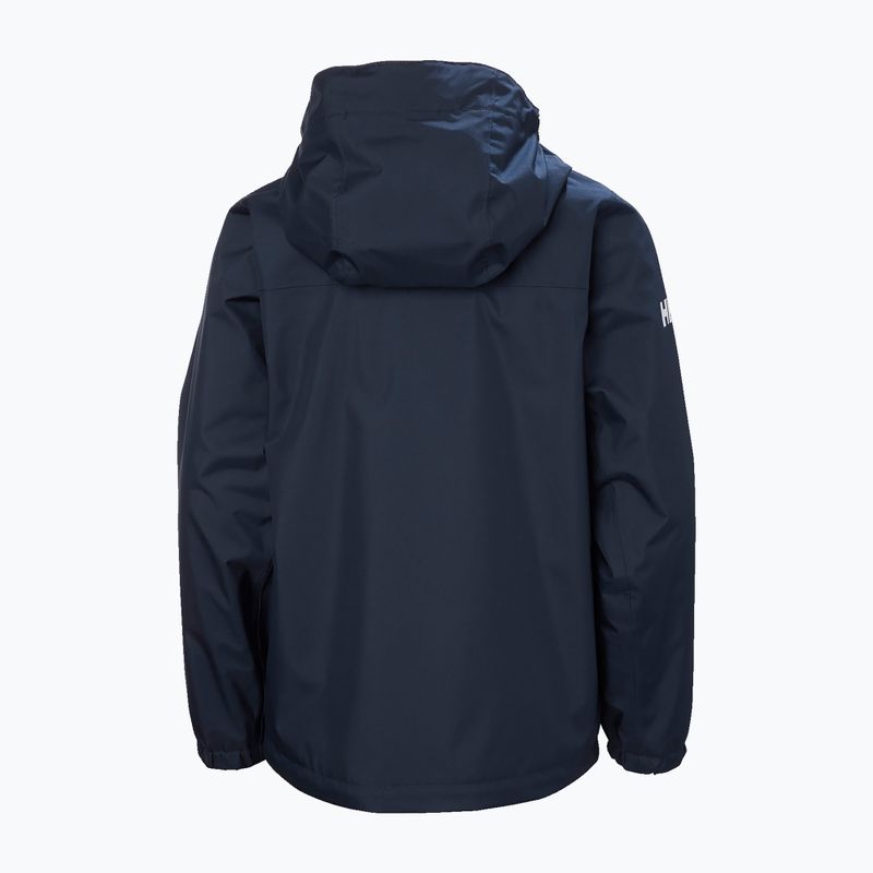 Gyermek vitorlázó kabátHelly Hansen Crew Hooded JR navy 2