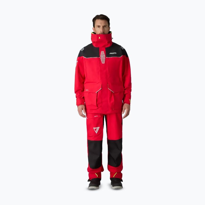 Férfi Musto BR3 Pertex Offshore igazi piros vitorlás kabát