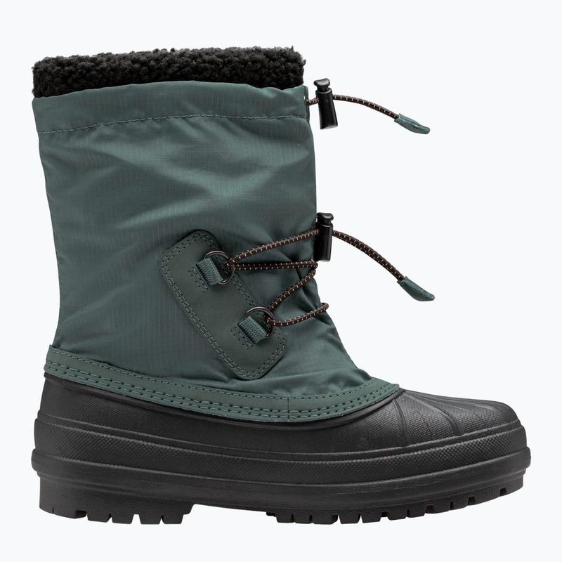 Helly Hansen Jk Varanger Insulated 453 dark creek/neon narancs gyermek hócsizma 2