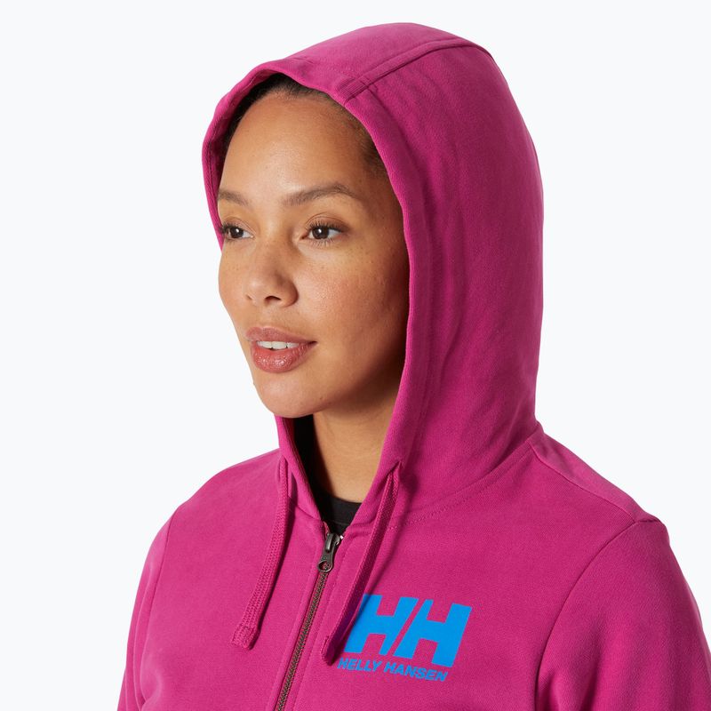 Női Helly Hansen HH Logo Full Zip Hoodie 2.0 magenta 2.0 3