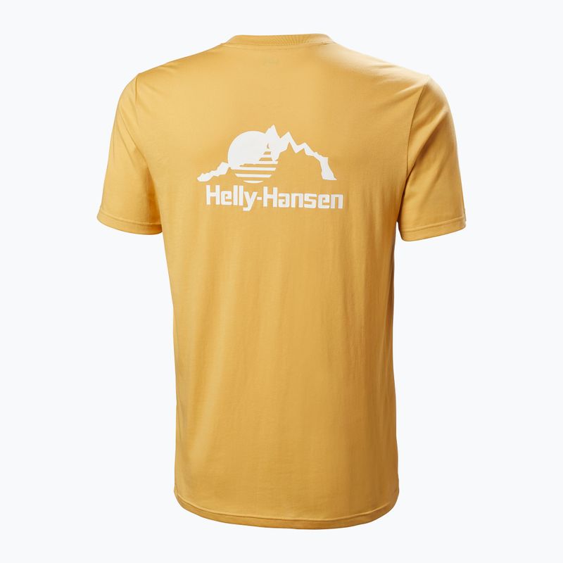 Férfi póló Helly Hansen Nord Graphic sand 5