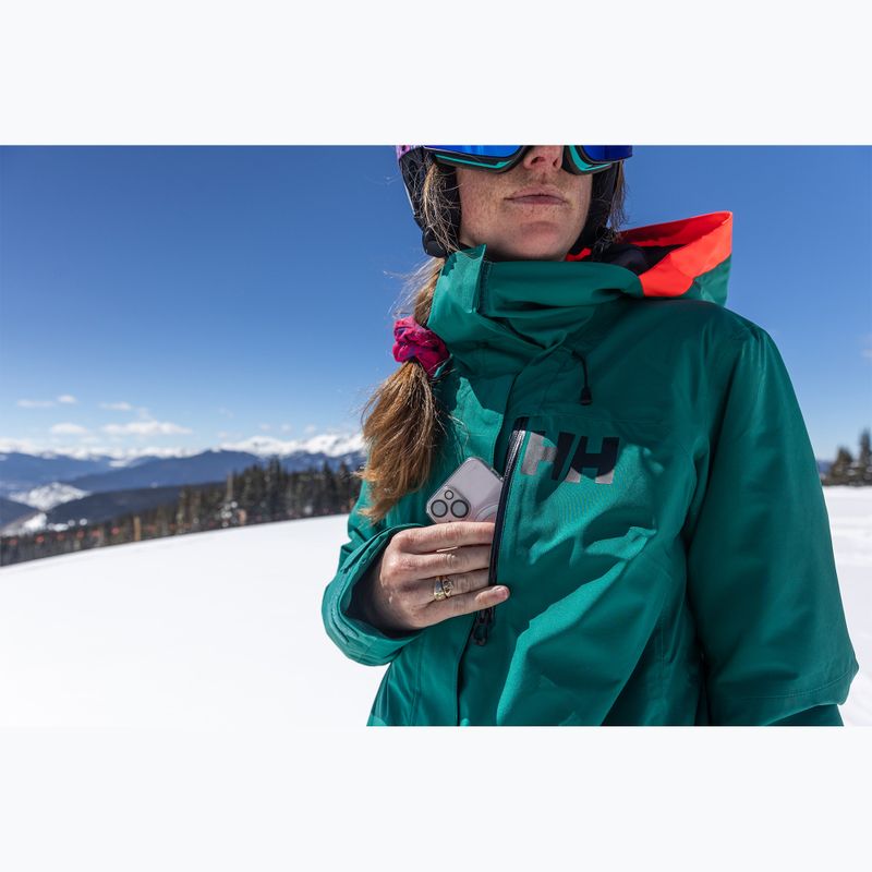 Helly Hansen Powshot smaragd női sí dzseki 11