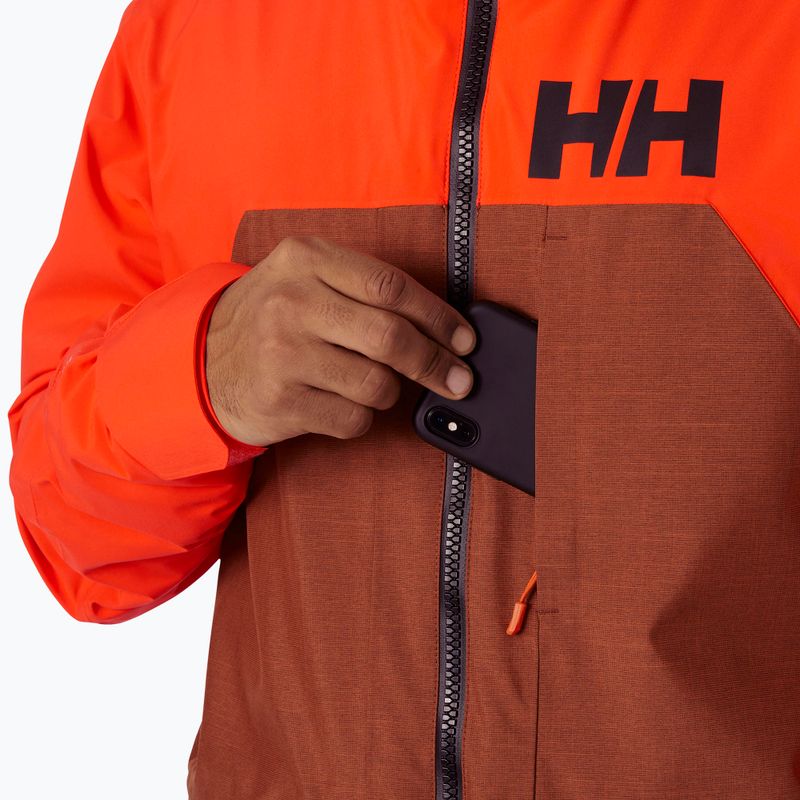 Férfi Helly Hansen Straightline Lifaloft 2.0 vasoxid sí kabát 4