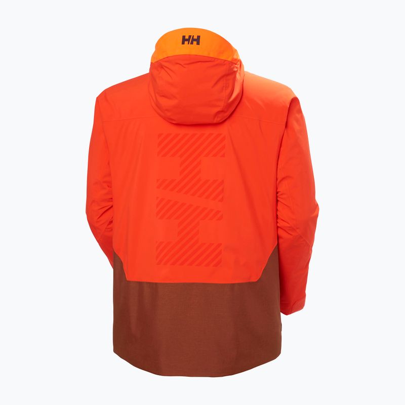 Férfi Helly Hansen Straightline Lifaloft 2.0 vasoxid sí kabát 11