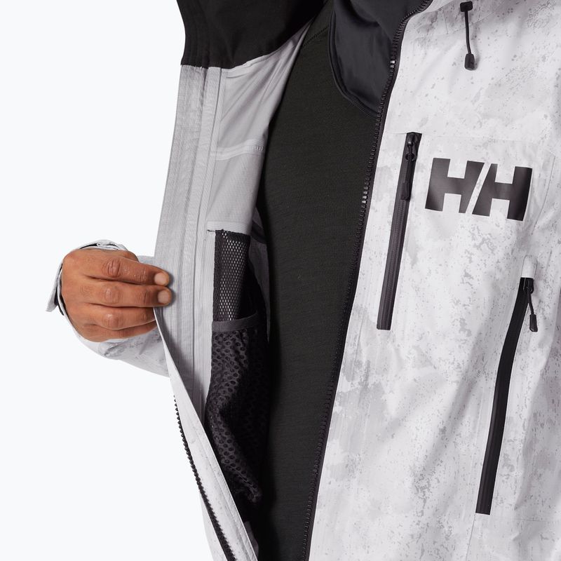 Helly Hansen férfi síöltöny Chugach Infinity Printed szürke köd hó terepszínű aop 9