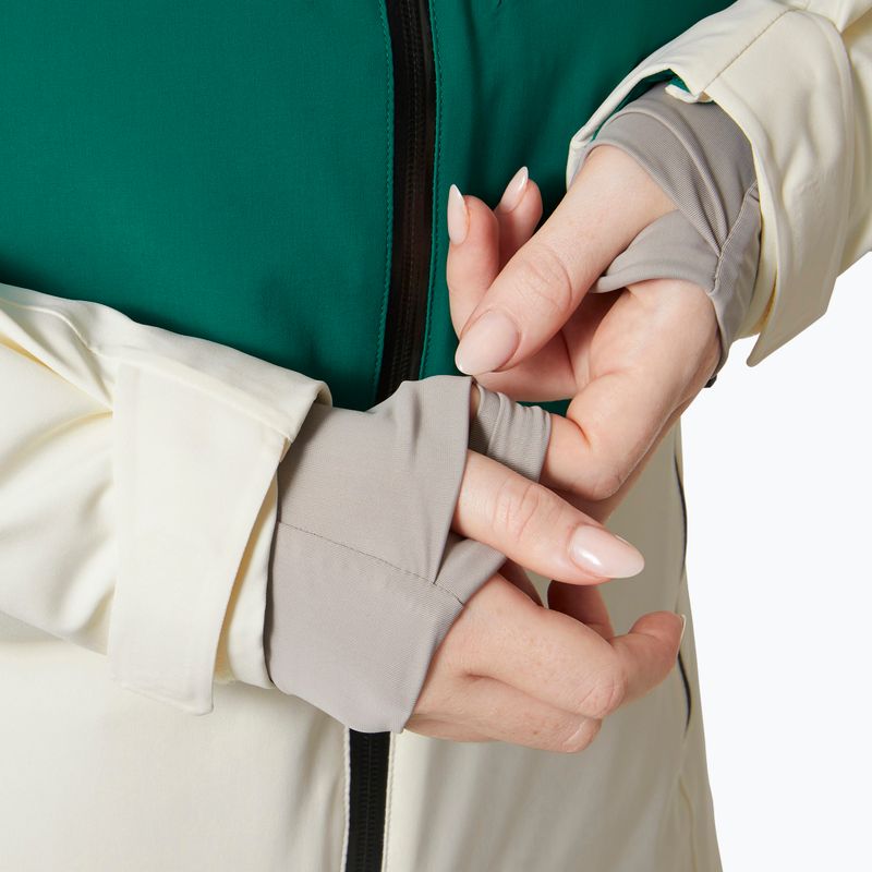 Női sí dzseki Helly Hansen Alphelia smaragd hó 8