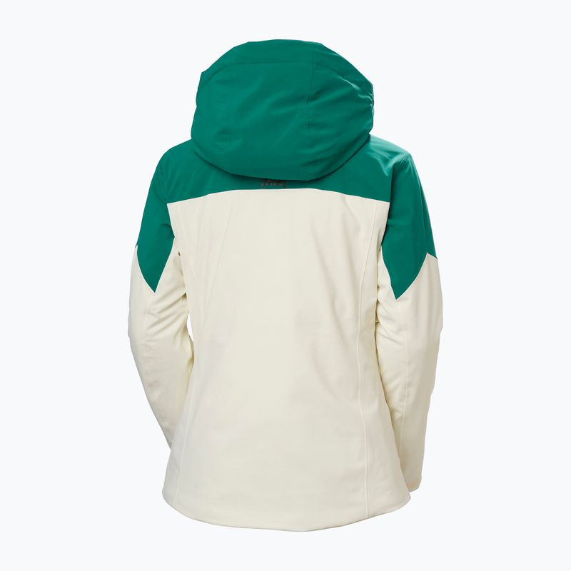 Női sí dzseki Helly Hansen Alphelia smaragd hó 11