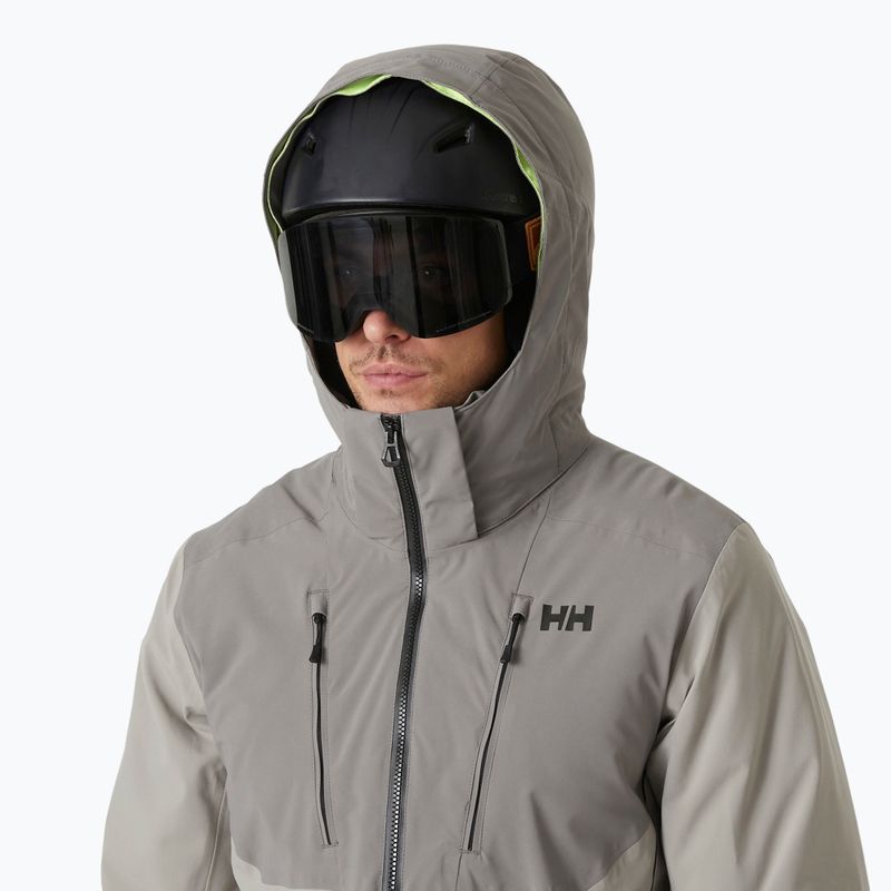 Férfi sí dzseki Helly Hansen Alpha 4.0 beton 3