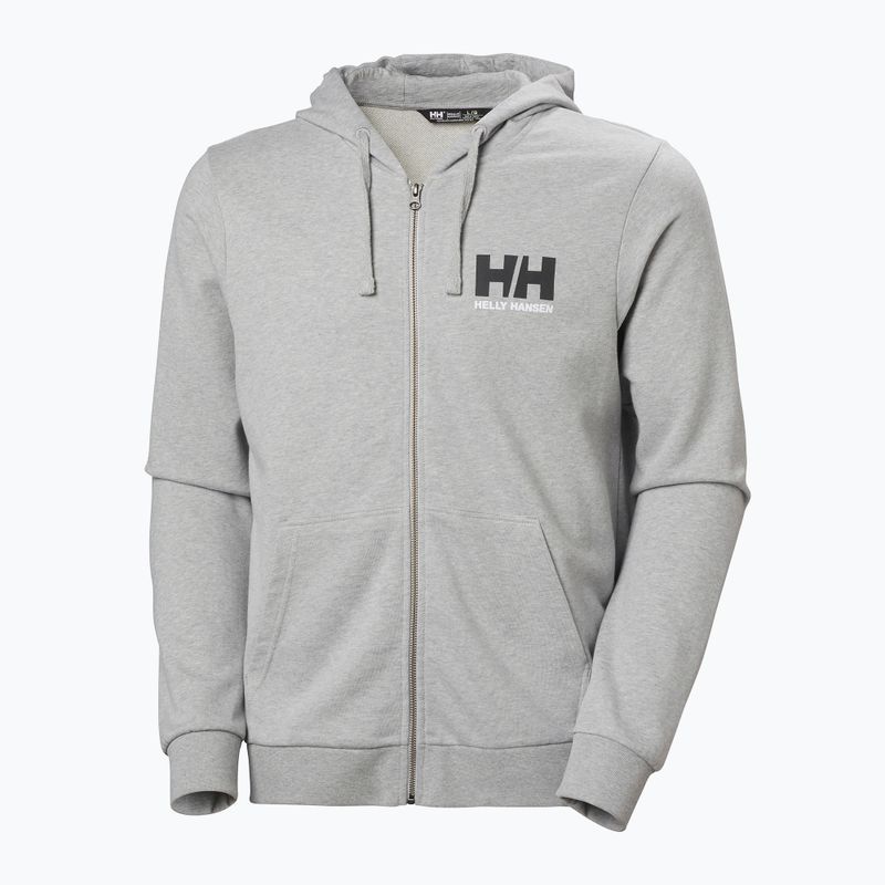 Férfi Helly Hansen HH Logo Full Zip Hoodie 2.0 szürke/ melange 5