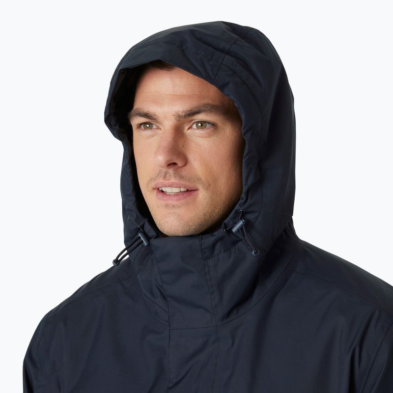 Férfi Helly Hansen Vancouver Fleece bélelt esőkabát navy 3